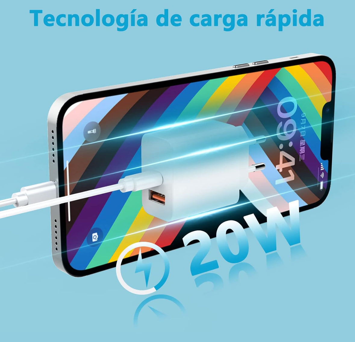 Bouge Cargador 20W de Pared 2 Puertos