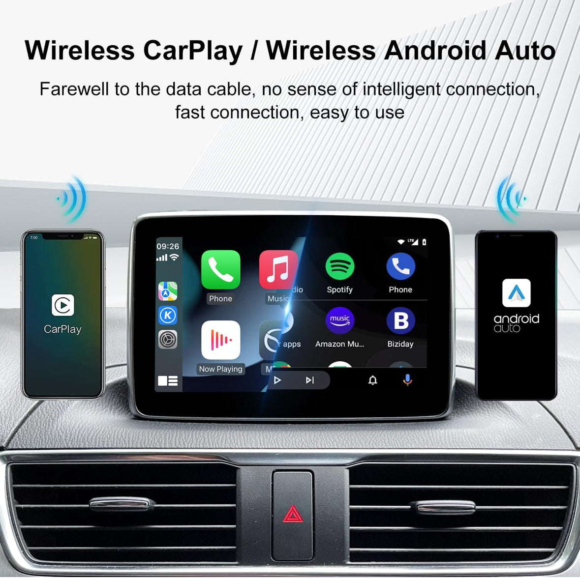 carplay inalambrico & Adaptador Android Auto + iOS10