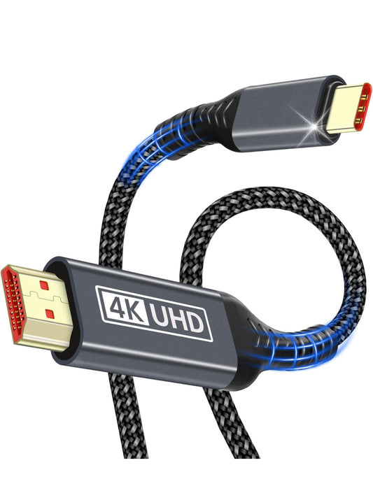 USB C hdmi,Cable USB C HDMI de 1,8 m 4K UHD