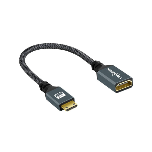 Twozoh Adaptador Mini HDMI a HDMI, 4K