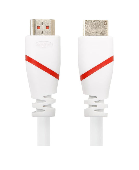 JuicEBitz® Cable HDMI de 4 K [7 m, blanco]