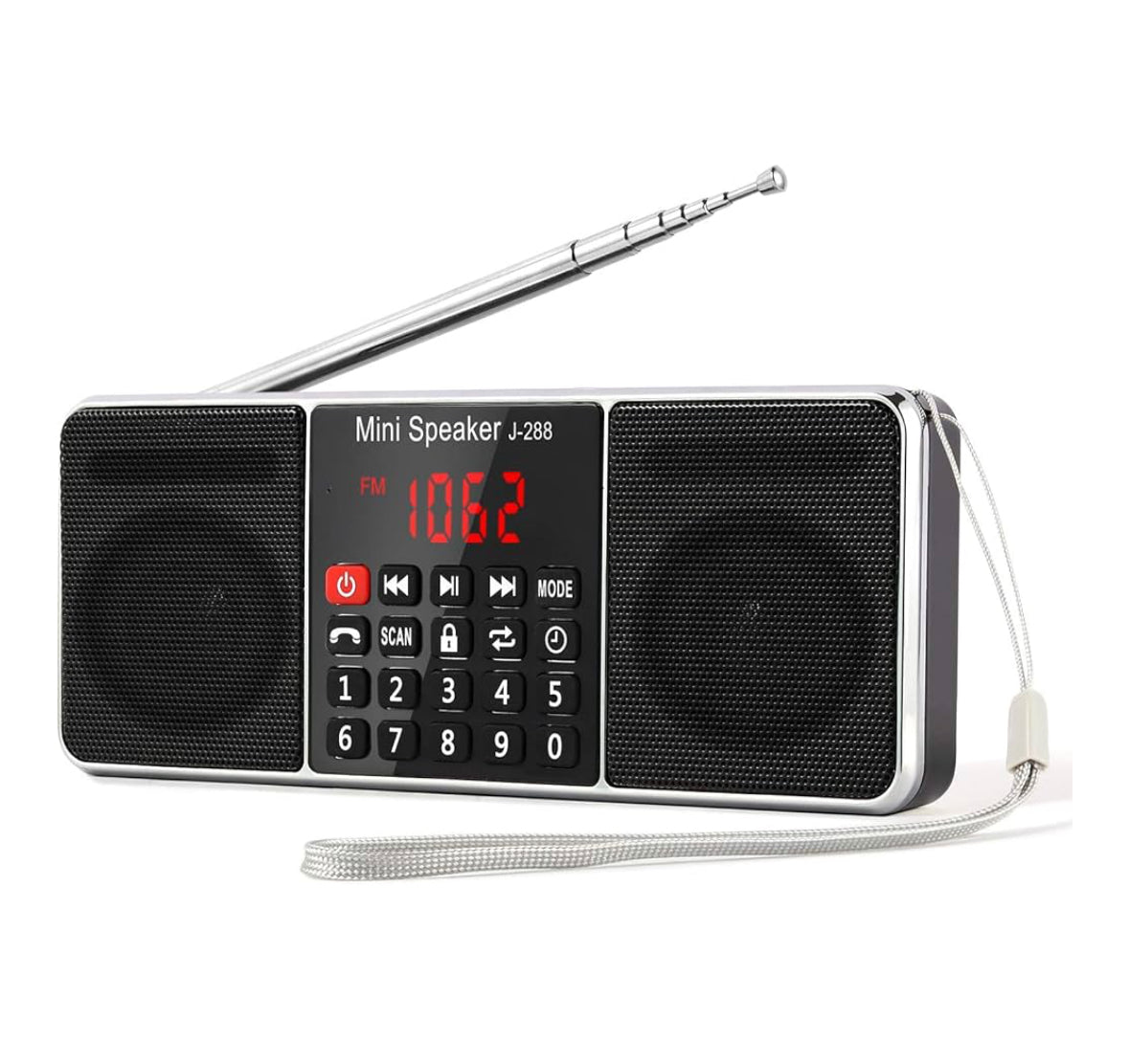 Radio Portatil Pequeña FM Am con Altavoz estéreo Bluetooth