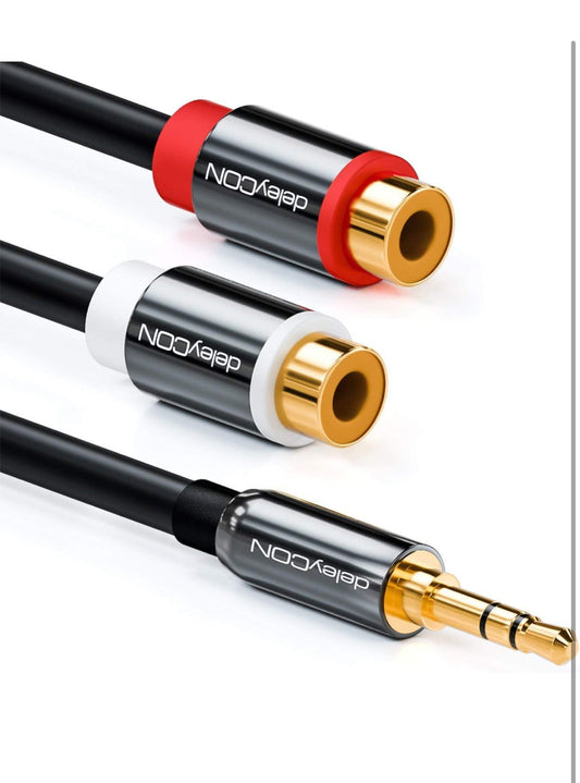 Adaptador de Audio Estéreo Cinch a Jack